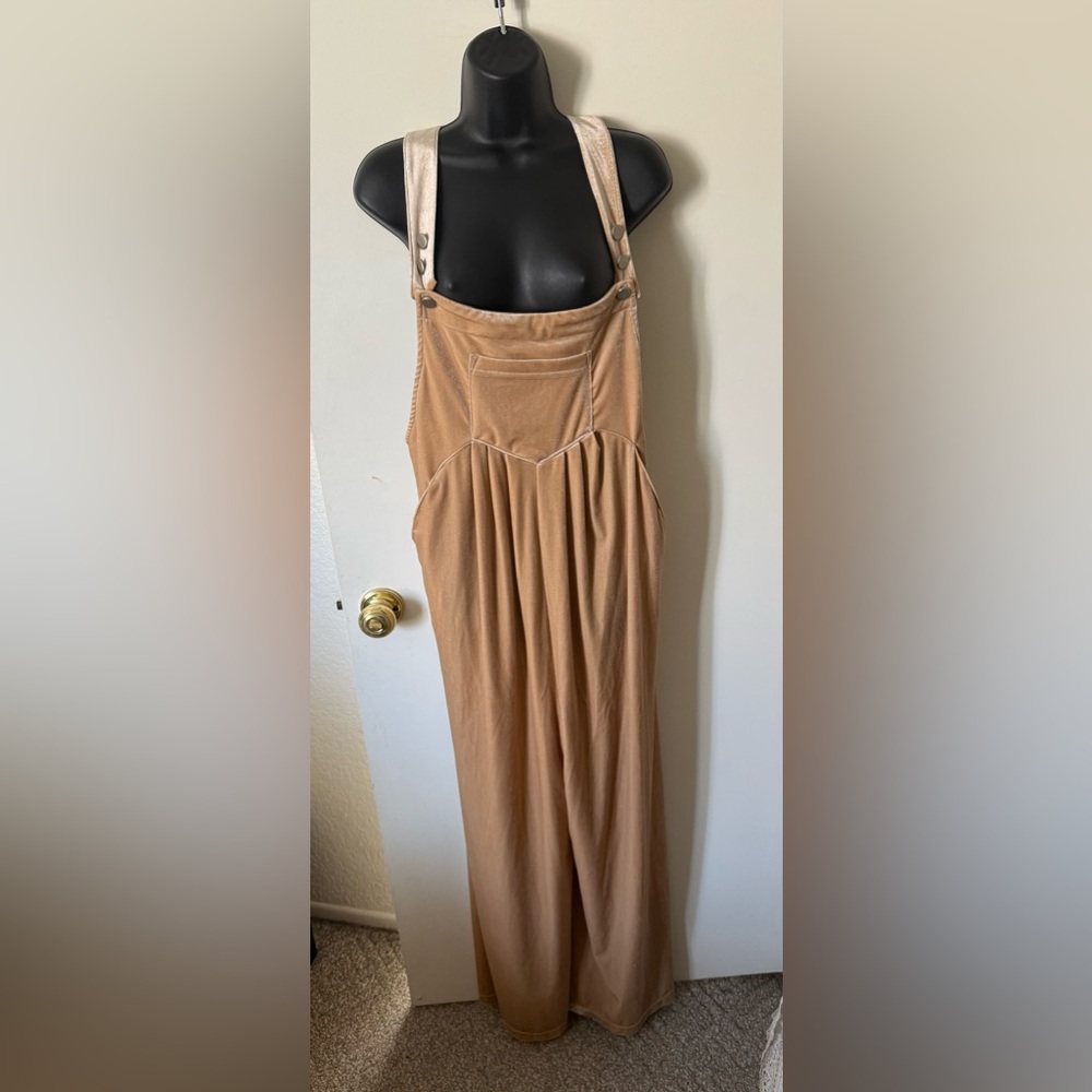 Elegant Tan Jumpsuit